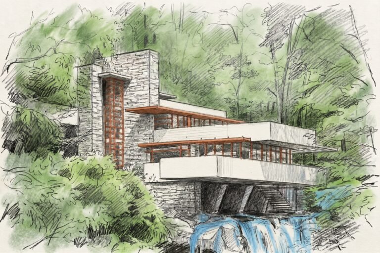 Inside Fallingwater: Frank Lloyd Wright’s Revolutionary Design